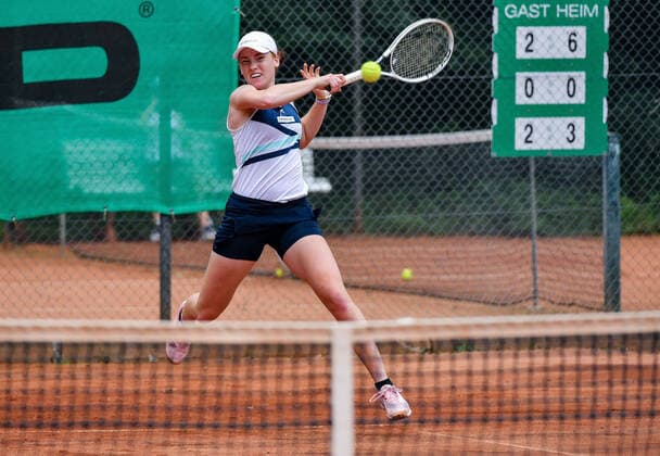 30.06.2021, xpsx, Tennis Head Cup Bruchköbel 2021 - ITF Turnier v.l. Ella Seidel (GER) Bruchköbel Hessen Deutschland (DEU)