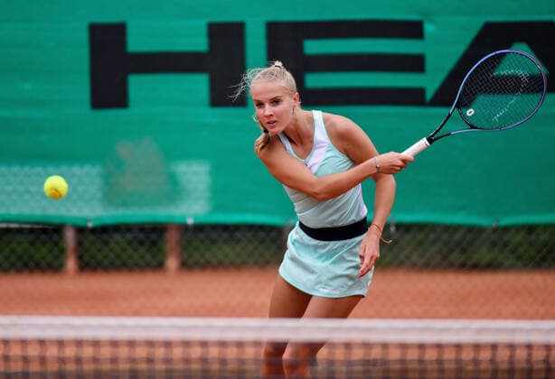 30.06.2021, xpsx, Tennis Head Cup Bruchköbel 2021 - ITF Turnier v.l. Joel Steur (GER) Bruchköbel Hessen Deutschland (DEU)