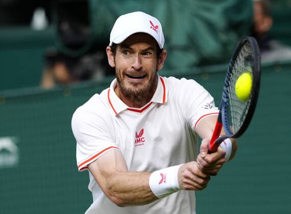 Mandatory Credit: Photo by Shutterstock (12190134cj) Andy Murray during his second round match Wimbledon Tennis Championships, Day 3, The All England Lawn Tennis and Croquet Club, London, UK - 30 Jun 2021 Wimbledon Tennis Championships, Day 3, The All England Lawn Tennis and Croquet Club, London, UK - 30 Jun 2021  Copyright: xShutterstockx 12190134cj