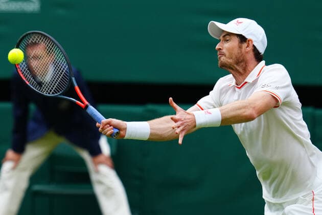 Mandatory Credit: Photo by Javier Garcia BPI Shutterstock (12189891hp) Andy Murray during his second round match Wimbledon Tennis Championships, Day 3, The All England Lawn Tennis and Croquet Club, London, UK - 30 Jun 2021 Wimbledon Tennis Championships, Day 3, The All England Lawn Tennis and Croquet Club, London, UK - 30 Jun 2021  Copyright: xJavierxGarcia BPI Shutterstockx 12189891hp