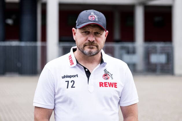 1. FC Koeln Pressekonferenz; 01.07.2021 Steffen Baumgart (Trainer 1. FC Koeln) Pressekonferenz 1. FC Koeln; Geissbockheim, 01.07.2021 Copyright: xBEAUTIFULxSPORTS Wunderlx