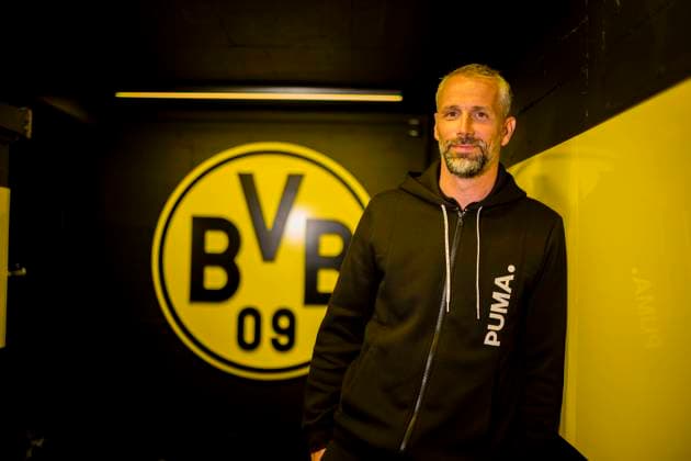 Sport Bilder des Tages Vorstellung von Marco Rose Vorstellung von Marco Rose, neuer Cheftrainer des Fußball-Bundesligisten Borussia Dortmund, am 01.07.2021 im Signal-Iduna-Park in Dortmund. Dortmund Signal-Iduna-Park Nordrhein-Westfalen Deutschland *** Presentation of Marco Rose Presentation of Marco Rose, new head coach of the Bundesliga football club Borussia Dortmund, on 01 07 2021 at Signal Iduna Park in Dortmund Signal Iduna Park Nordrhein Westfalen Germany Poolfoto Borussia Dortmund ,EDITORIAL USE ONLY