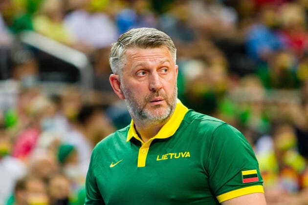 KOWNO, ZALGIRIO ARENA 01.07.2021 KWALIFIKACJE OLIMPIJSKIE TOKYO 2020 FIBA OLYMPIC QUALIFYING TOURNAMENT 2020 KOREA - LITWA KOREA - LITHUANIA NZ DARIUS MASKOLIUNAS Pawel Pietranik NEWSPIX.pl --- Newspix.pl  PIETRANIK010721_104
