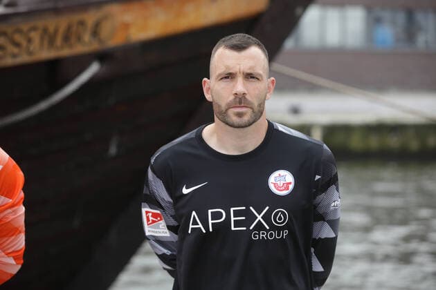 01.07.2021- 2.Bundesliga 2021 2022: - und Einzelfoto FC Hansa Rostock - Torwart Markus Kolke (Rostock) 01.07.2021- 2.Bundesliga 2021 2022: - und Einzelfoto FC Hansa Rostock Rostock Copyright: xAndyxBuenning xEibner-Pressefotox EP_abg