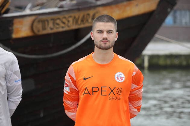 01.07.2021- 2.Bundesliga 2021 2022: - und Einzelfoto FC Hansa Rostock - Torwart Luis Klatte (Rostock) 01.07.2021- 2.Bundesliga 2021 2022: - und Einzelfoto FC Hansa Rostock Rostock Copyright: xAndyxBuenning xEibner-Pressefotox EP_abg