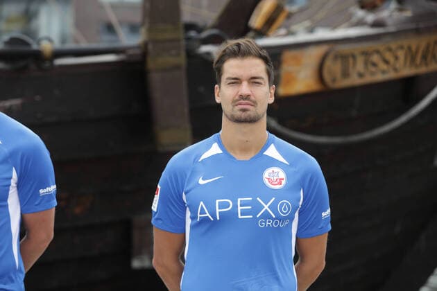 01.07.2021- 2.Bundesliga 2021 2022: - und Einzelfoto FC Hansa Rostock - Julian Riedel (Rostock) 01.07.2021- 2.Bundesliga 2021 2022: - und Einzelfoto FC Hansa Rostock Rostock Copyright: xAndyxBuenning xEibner-Pressefotox EP_abg