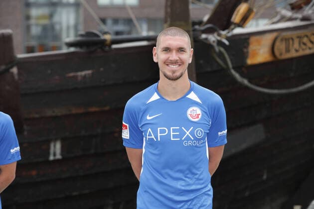 01.07.2021- 2.Bundesliga 2021 2022: - und Einzelfoto FC Hansa Rostock - Damian Roßbach Rossbach (Rostock) 01.07.2021- 2.Bundesliga 2021 2022: - und Einzelfoto FC Hansa Rostock Rostock Copyright: xAndyxBuenning xEibner-Pressefotox EP_abg