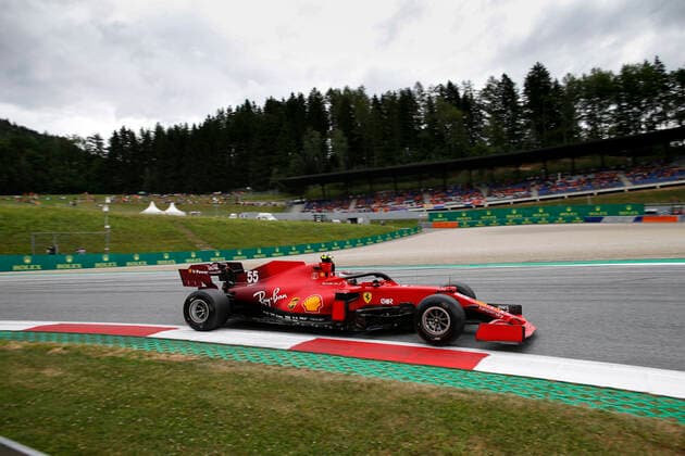 55 Carlos Sainz (ESP, Scuderia Ferrari Mission Winnow), F1 Grand Prix of Austria at Red Bull Ring on July 2, 2021 in Spielberg, Austria. (Photo by HOCH ZWEI) Spielberg Austria