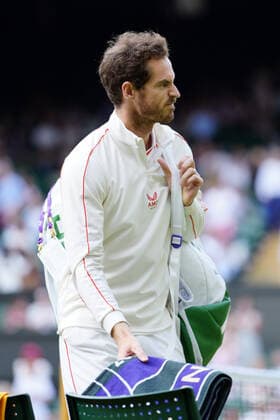 Mandatory Credit: Photo by Shutterstock (12193045hx) Andy Murray ahead of his third round match Wimbledon Tennis Championships, Day 5, The All England Lawn Tennis and Croquet Club, London, UK - 02 Jul 2021 Wimbledon Tennis Championships, Day 5, The All England Lawn Tennis and Croquet Club, London, UK - 02 Jul 2021  Copyright: xShutterstockx 12193045hx