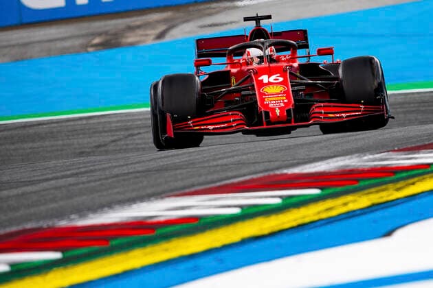 16 Charles Leclerc (MON, Scuderia Ferrari Mission Winnow), F1 Grand Prix of Austria at Red Bull Ring on July 2, 2021 in Spielberg, Austria. (Photo by HOCH ZWEI) Spielberg Austria