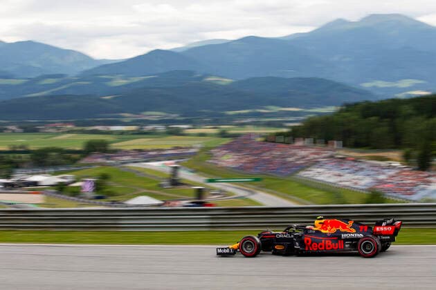 11 Sergio Perez (MEX, Red Bull Racing), F1 Grand Prix of Austria at Red Bull Ring on July 2, 2021 in Spielberg, Austria. (Photo by HOCH ZWEI) Spielberg Austria