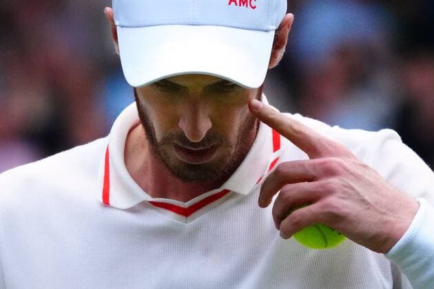 Mandatory Credit: Photo by Javier Garcia Shutterstock (12193040ju) Andy Murray during his third round match Wimbledon Tennis Championships, Day 5, The All England Lawn Tennis and Croquet Club, London, UK - 02 Jul 2021 Wimbledon Tennis Championships, Day 5, The All England Lawn Tennis and Croquet Club, London, UK - 02 Jul 2021  Copyright: xJavierxGarcia Shutterstockx 12193040ju