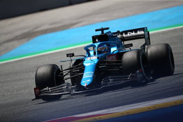 14 Fernando Alonso, Alpine. Formula 1 World Championship, WM, Weltmeisterschaft 2021, Austrian GP 1-4 July 2021  Copyright: xFedericoxBasilex xIPAx xIPAx xFedericoxBasilex xIPAx 0