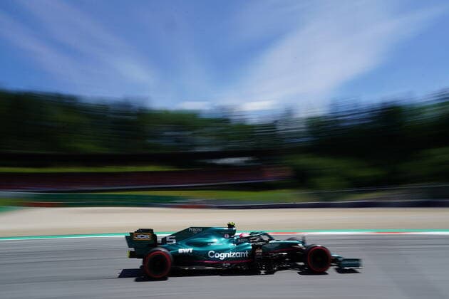 Formula 1 BWT Grosser Preis von Österreich 2021 03.07.2021, Red Bull Ring , Spielberg, Formula 1 BWT Grosser Preis von Österreich 2021 , im Bild Sebastian Vettel (DEU 5), Aston Martin Cognizant Formula One Team
