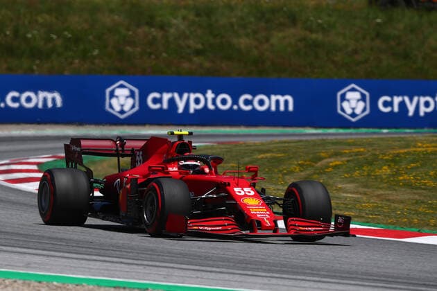 Formula 1 Austria Gran Prix 2021 Carlos Sainz Jr. of Scuderia Ferrari on track during free pratice of Formula 1 Gran Prix 2021 of Austria Spielberg Red Bull Ring Austria Copyright: xBasilex