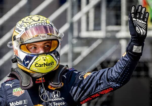 SPIELBERG - Max Verstappen (Red Bull Racing) after qualifying for the Austrian Grand Prix. The race took place at the Red Bull Ring circuit in the state of Styria. REMKO DE WAAL W xVIxANPxSportx xxANPxIVx