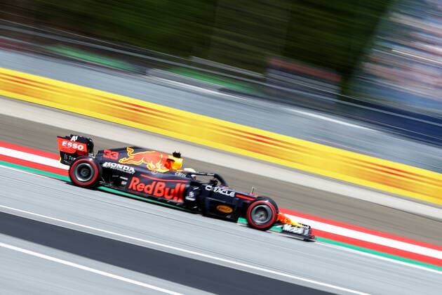 FORMULA 1 - GP of Austria 2021 SPIELBERG,AUSTRIA,03.JUL.21 - MOTORSPORTS, FORMULA 1 - Grand Prix of Austria, Red Bull Ring, practice and qualifying. Image shows Max Verstappen (NED Red Bull Racing).  GEPAxpictures xChristianxWalgram