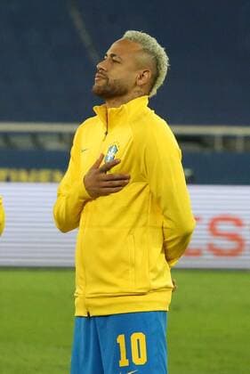 Neymar jr of Brazil during the Copa America 2021, quarter final football match between Brazil and Chile on July 2 , 2021 at Olympic stadium in Rio de Janeiro, Brazil FOOTBALL : Copa America 2021 - 1 4 de Finale - Bresil s chili - 02 07 2021 LaurentLairys Panoramic 