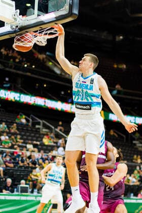 KOWNO, ZALGIRIO ARENA 03.07.2021 KWALIFIKACJE OLIMPIJSKIE TOKYO 2020 FIBA OLYMPIC QUALIFYING TOURNAMENT 2020 POLFINAL SEMIFINAL SLOWENIA - WENEZUELA SLOVENIA - VENEZUELA NZ VLATKO CANCAR (31) Pawel Pietranik NEWSPIX.pl --- Newspix.pl  PIETRANIK030721_004