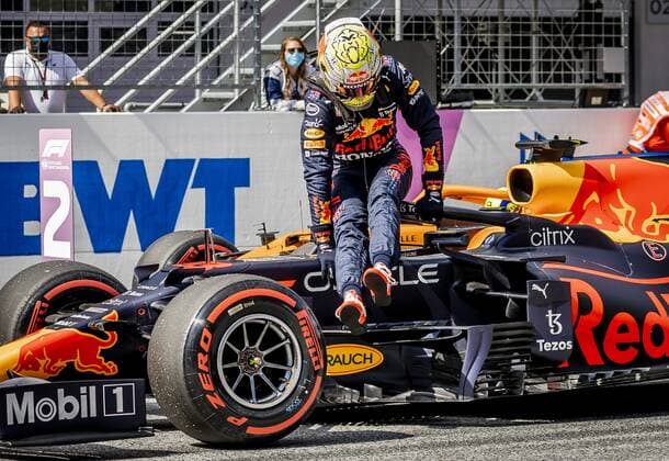 SPIELBERG - Max Verstappen (Red Bull Racing) after qualifying for the Austrian Grand Prix. The race took place at the Red Bull Ring circuit in the state of Styria. REMKO DE WAAL W xVIxANPxSportx xxANPxIVx