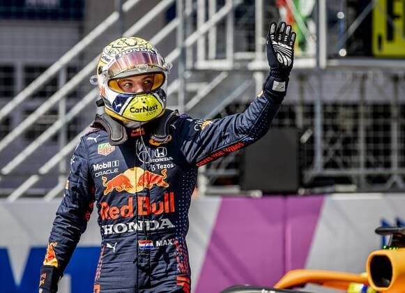 SPIELBERG - Max Verstappen (Red Bull Racing) after qualifying for the Austrian Grand Prix. The race took place at the Red Bull Ring circuit in the state of Styria. REMKO DE WAAL W xVIxANPxSportx xxANPxIVx