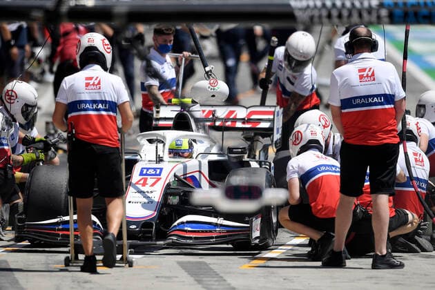 SCHUMACHER Mick F1 Team Haas Qualifikation Formel eins auf dem Austriaring F1 Saison 2021 GP von Oesterreich am 03.Juli 2021 in Spielberg