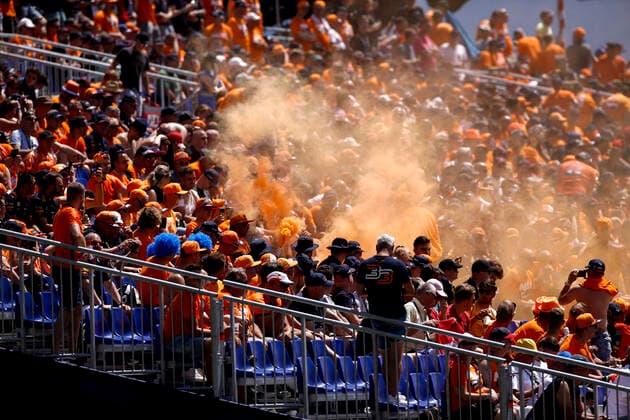 Fans, F1 Grand Prix of Austria at Red Bull Ring on July 3, 2021 in Spielberg, Austria. (Photo by HOCH ZWEI) Spielberg Austria