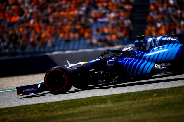 6 Nicholas Latifi (CAN, Williams Racing), F1 Grand Prix of Austria at Red Bull Ring on July 3, 2021 in Spielberg, Austria. (Photo by HOCH ZWEI) Spielberg Austria