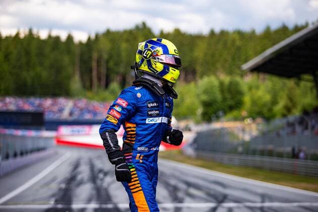NORRIS Lando (gbr), McLaren MCL35M, portrait during the Formula 1 Grosser Preis Von Osterreich 2021, 2021 Austrian Grand Prix, 9th round of the 2021 FIA Formula One World Championship, WM, Weltmeisterschaft from July 2 to 4, 2021 on the Red Bull Ring, in Spielberg, Austria - FORMULE 1 : Grand prix d Autriche - Essais - Spielberg - 03 07 2021 DPPI Panoramic  00121017_JFBE2810