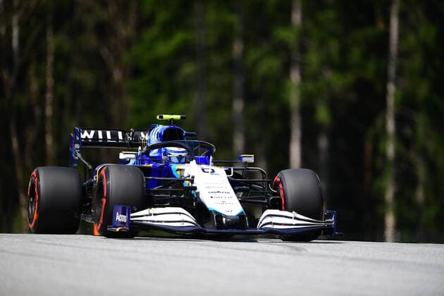 Formula 1 - Austrian Grand Prix - Qualifying Nicholas Latifi of Williams Racing drive his FW43B single-seater during qualifying of Austrian Grand Prix, 9th round of Formula One World Championship, WM, Weltmeisterschaft in Red Bull Ring in Spielberg, Styria, Austria, 3 July 2021 Spielberg Styria Austria diodato-notitle210703_nprVc  Copyright: xAndreaxDiodatox
