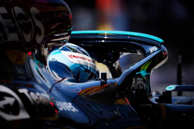 F1 Grand Prix of Austria 77 Valtteri Bottas (FIN, Mercedes-AMG Petronas F1 Team), F1 Grand Prix of Austria at Red Bull Ring on July 3, 2021 in Spielberg, Austria. (Photo by Steve Etherington for Mercedes-Benz Grand Prix Ltd. Daimler AG FIA Pool via HOCH ZWEI) Spielberg Austria Poolfoto HOCH ZWEI Pool Daimler AG ,EDITORIAL USE ONLY