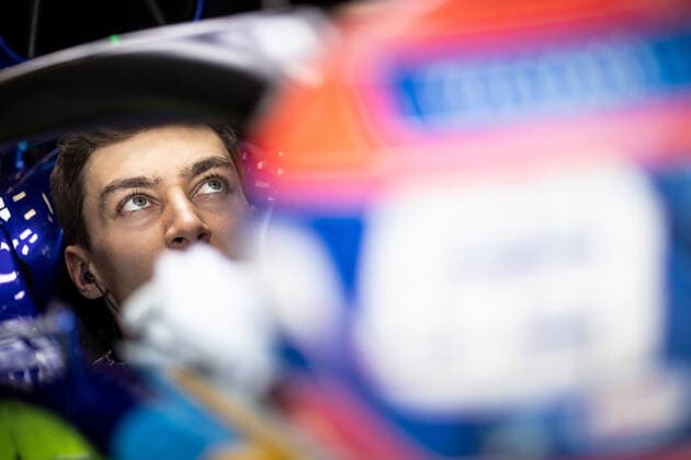 F1 Grand Prix of Austria 63 George Russell (GBR, Williams Racing), F1 Grand Prix of Austria at Red Bull Ring on July 3, 2021 in Spielberg, Austria. (Photo by xpbimages.com Williams Racing FIA Pool via HOCH ZWEI) Spielberg Austria Poolfoto HOCH ZWEI Pool Williams Racing ,EDITORIAL USE ONLY