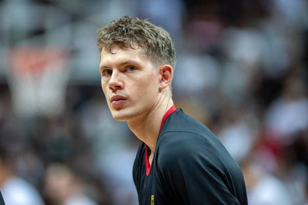 Basketball Split 03.07.2021 Olympia-Qualifikation FIBA Olympic Qualifying Tournament 2020 Halbfinale Deutschland (GER) - Kroatien (CRO) Moritz Wagner (Deutschland, No.13)