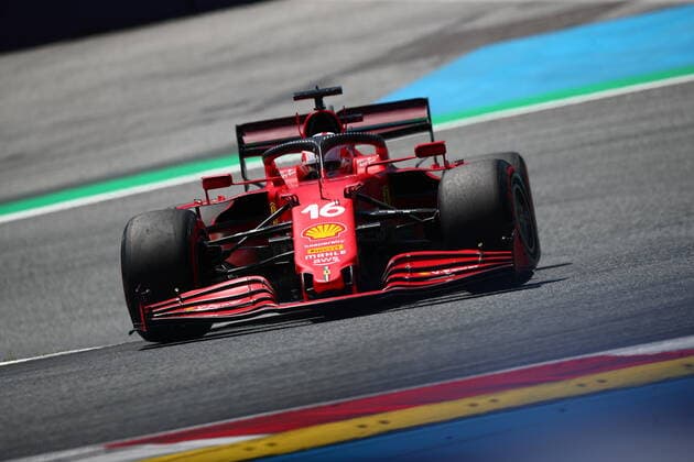 16 Charles Leclerc, Scuderia Ferrari. Formula 1 World Championship, WM, Weltmeisterschaft 2021, Austrian GP July 3rd 2021 Photo Federico Basile Insidefoto federicoxbasile