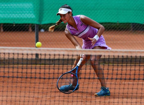 04.07.2021, xpsx, Tennis Head Cup Bruchköbel 2021 - ITF Turnier Finals, Finale Mädchen v.l. Tea Lukic (GER) Bruchköbel Hessen Deutschland (DEU)