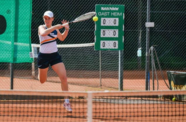 04.07.2021, xpsx, Tennis Head Cup Bruchköbel 2021 - ITF Turnier Finals, Finale Mädchen v.l. Ella Seidel (GER) Bruchköbel Hessen Deutschland (DEU)