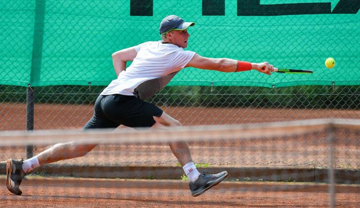04.07.2021, xpsx, Tennis Head Cup Bruchköbel 2021 - ITF Turnier Finals, Finale Jungs v.l. Isac Stroemberg (SWE) Bruchköbel Hessen Deutschland (DEU)