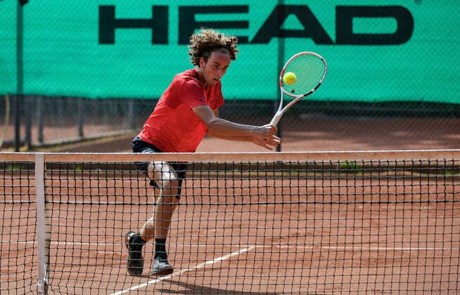 04.07.2021, xpsx, Tennis Head Cup Bruchköbel 2021 - ITF Turnier Finals, Finale Jungs v.l. Mika Brunold (SUI) Bruchköbel Hessen Deutschland (DEU)