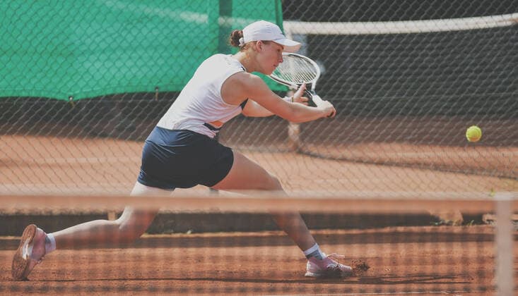 04.07.2021, xpsx, Tennis Head Cup Bruchköbel 2021 - ITF Turnier Finals, Finale Mädchen v.l. Ella Seidel (GER) Bruchköbel Hessen Deutschland (DEU)