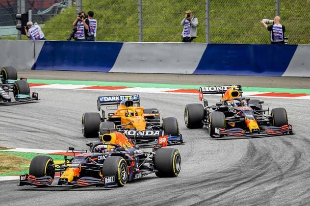 SPIELBERG - Max Verstappen of Red Bull Racing in action during the Formula 1 Grand Prix of Austria. The Grand Prix took place at the Red Bull Ring race track in the state of Styria. REMKO DE WAAL W xVIxANPxSportx xxANPxIVx