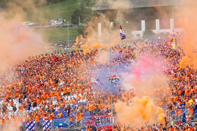 Fans, F1 Grand Prix of Austria at Red Bull Ring on July 4, 2021 in Spielberg, Austria. (Photo by HOCH ZWEI) Spielberg Austria