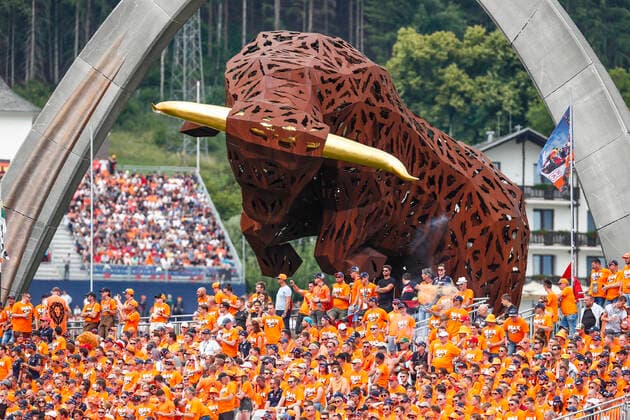 Fans, F1 Grand Prix of Austria at Red Bull Ring on July 4, 2021 in Spielberg, Austria. (Photo by HOCH ZWEI) Spielberg Austria