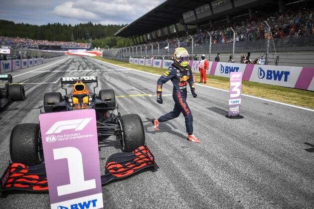 F1 Grand Prix of Austria 33 Max Verstappen (NED, Red Bull Racing), F1 Grand Prix of Austria at Red Bull Ring on July 4, 2021 in Spielberg, Austria. (Photo by Christian Bruna EPA FIA Pool via HOCH ZWEI) Spielberg Austria Poolfoto HOCH ZWEI Pool EPA-EFE ,EDITORIAL USE ONLY