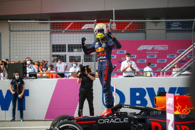33 Max Verstappen (NED, Red Bull Racing), F1 Grand Prix of Austria at Red Bull Ring on July 4, 2021 in Spielberg, Austria. (Photo by HOCH ZWEI) Spielberg Austria