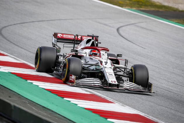 7 Kimi Raikkonen (FIN, Alfa Romeo Racing ORLEN), F1 Grand Prix of Austria at Red Bull Ring on July 4, 2021 in Spielberg, Austria. (Photo by HOCH ZWEI) Spielberg Austria