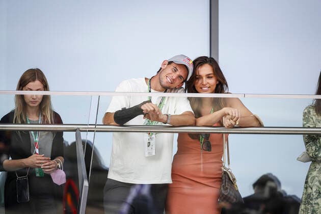 Dominic Thiem, F1 Grand Prix of Austria at Red Bull Ring on July 4, 2021 in Spielberg, Austria. (Photo by HOCH ZWEI) Spielberg Austria