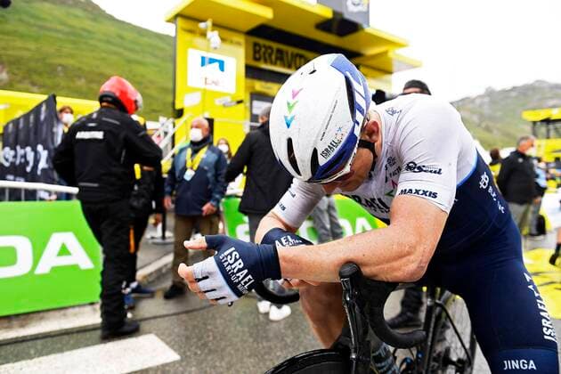 TIGNES, FRANCE - JULY 04 : GREIPEL Andre (GER) of ISRAEL START-UP NATION during stage 9 of the 108th edition of the 2021 Tour de France cycling race, a stage of 144,9 kms between Cluses and Tignes on July 4, 2021 in Tignes, France, 04 07 2021 CYCLISME : Tour de France 2021 - Etape 9 - Cluses to Tignes - 04 07 2021 PHOTONEWS PANORAMIC 