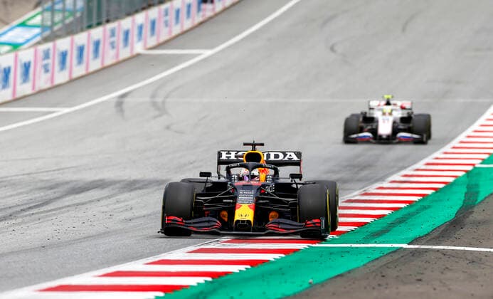 33 Max Verstappen (NED, Red Bull Racing), F1 Grand Prix of Austria at Red Bull Ring on July 4, 2021 in Spielberg, Austria. (Photo by HOCH ZWEI) Spielberg Austria