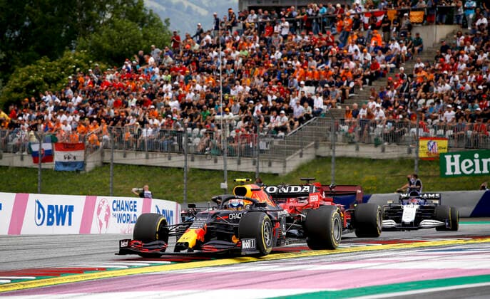 11 Sergio Perez (MEX, Red Bull Racing), F1 Grand Prix of Austria at Red Bull Ring on July 4, 2021 in Spielberg, Austria. (Photo by HOCH ZWEI) Spielberg Austria