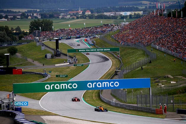 3 Daniel Ricciardo (AUS, McLaren F1 Team), F1 Grand Prix of Austria at Red Bull Ring on July 4, 2021 in Spielberg, Austria. (Photo by HOCH ZWEI) Spielberg Austria